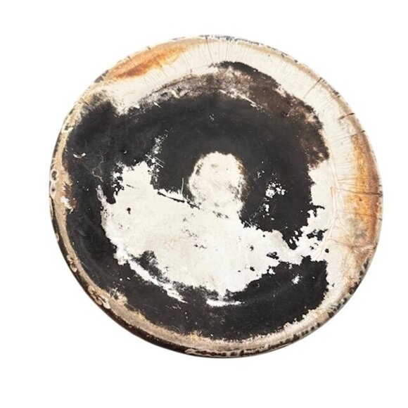 Vintage White Enamel Teapot With Wooden Handle & Lid - Picture 8 of 9